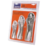 Draper Tools Jeu de 3 pinces autobloquantes à mâchoires incurvées 14040