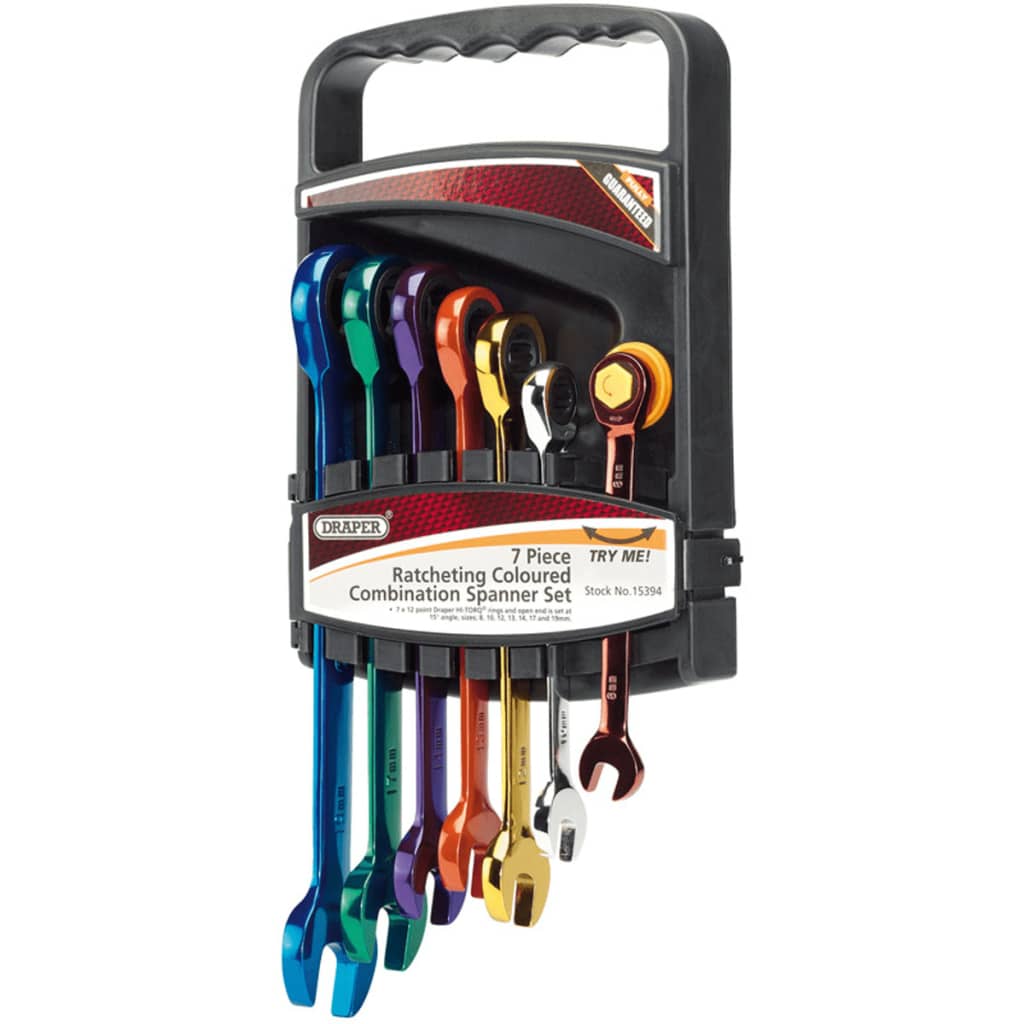 

Draper Tools Ratelcombinatiesleutel set 7-dlg 15394