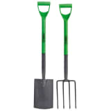 Draper Tools Tuinvork en spade set 28x18 cm koolstofstaal 16566