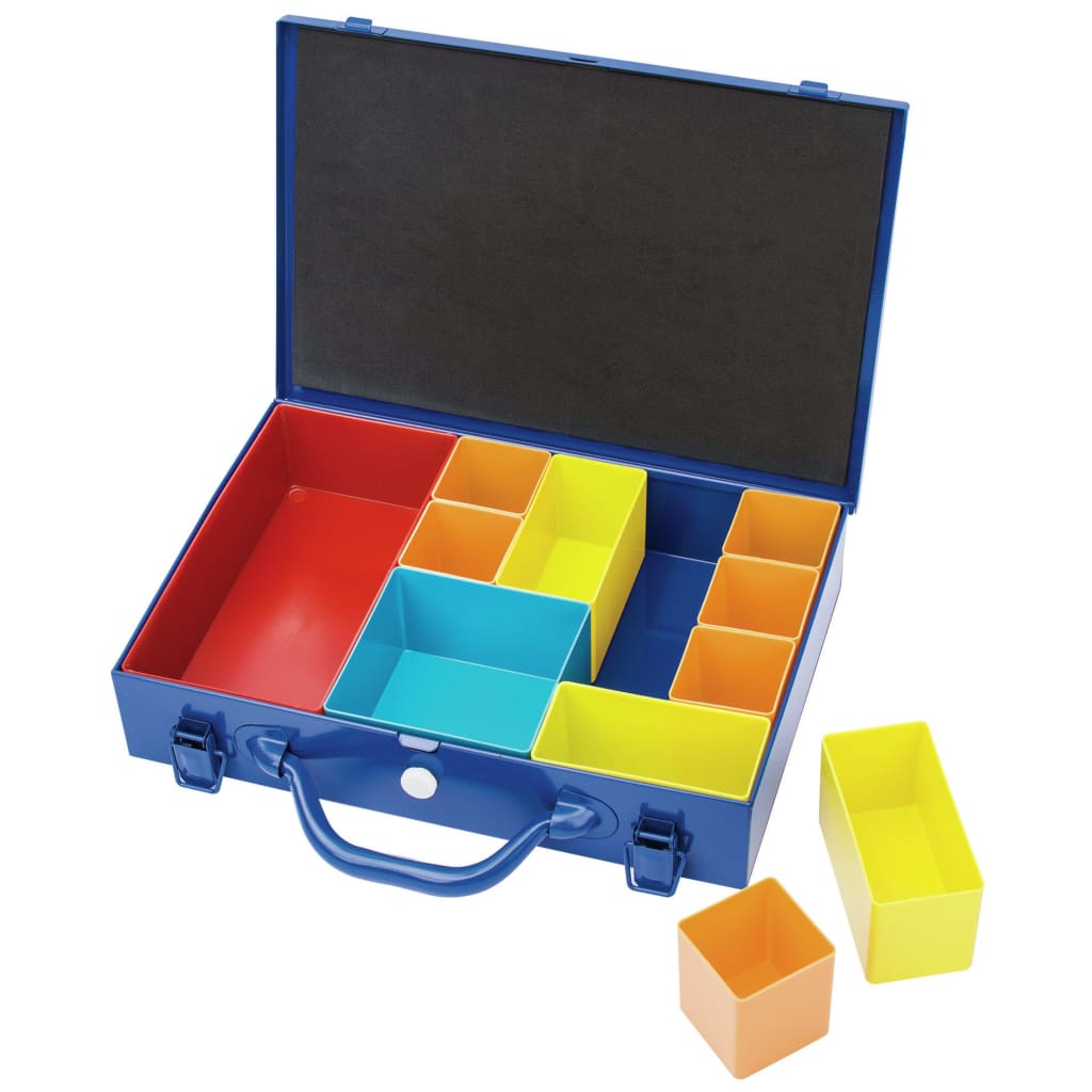 Draper Tools 11-delige Organizer met vakken 32,9x22,5x6,5 cm blauw