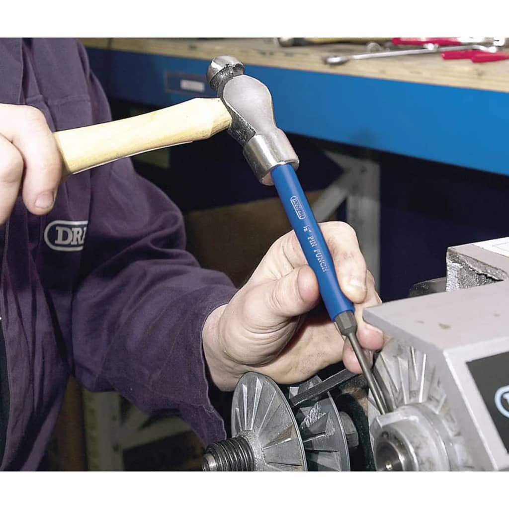 Draper Tools Koudbeitel en drevel set blauw 12-dlg 26557 afbeelding