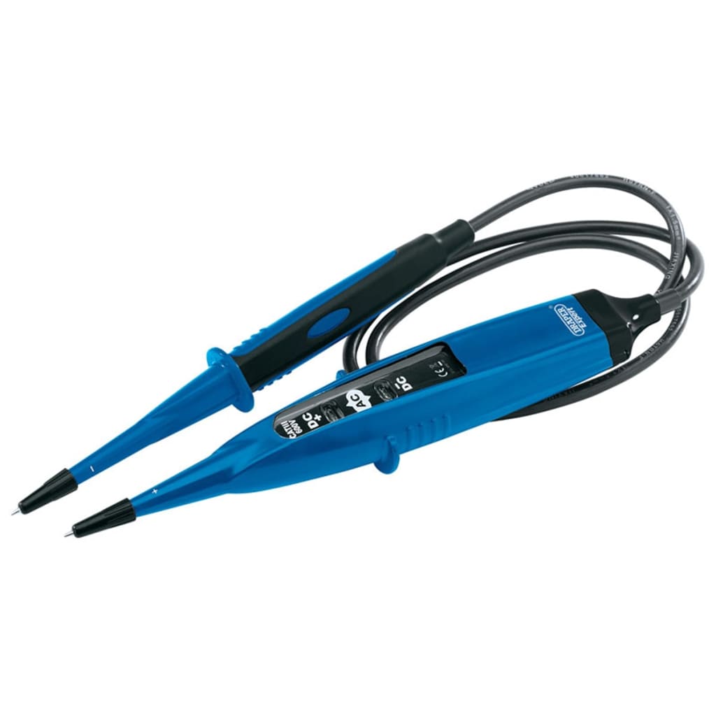 VidaXL - Draper Tools Spanningstester 600 V AC/DC blauw 51957