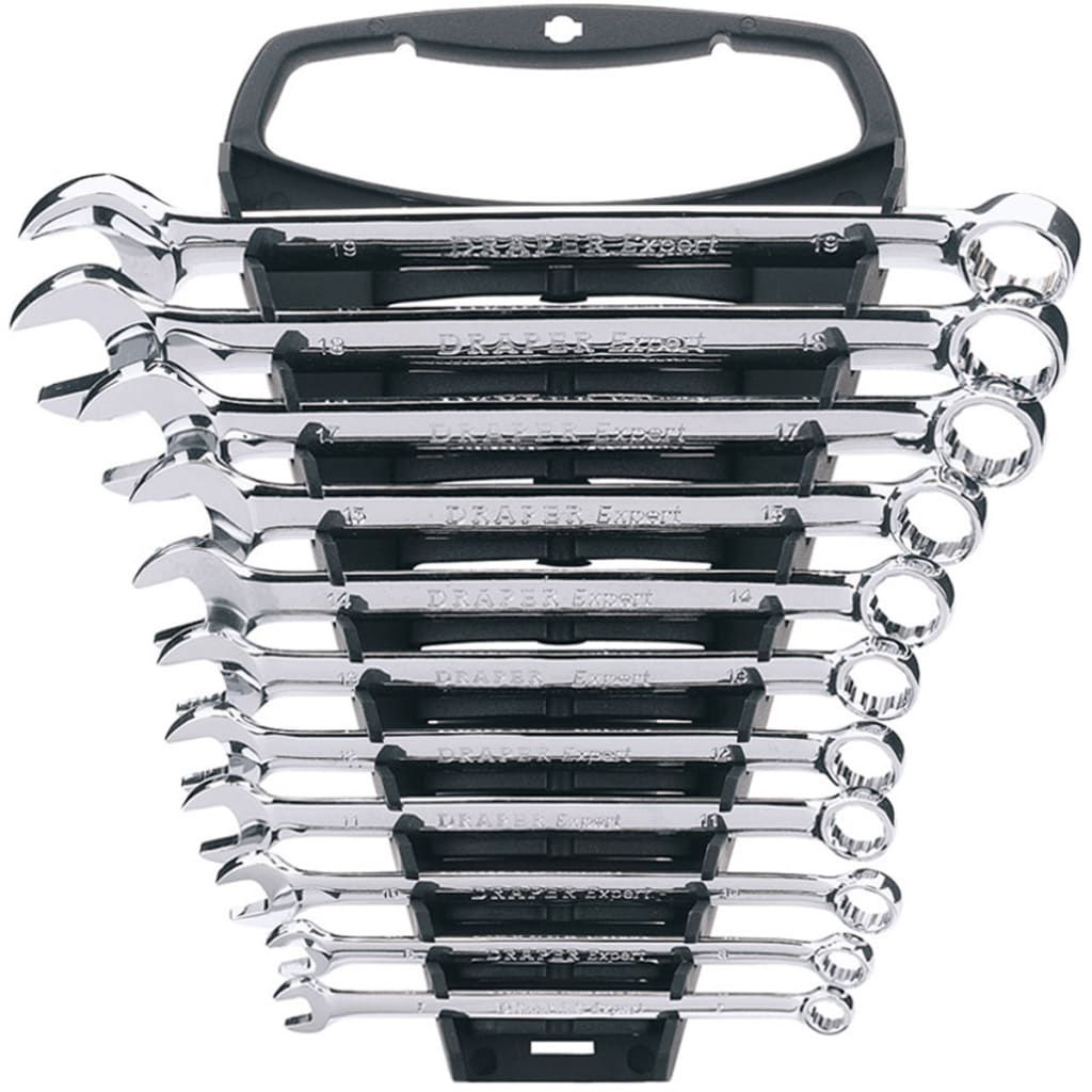 

Draper Tools Expert Metrische combinatiesleutelset zilver 11-dlg 68234