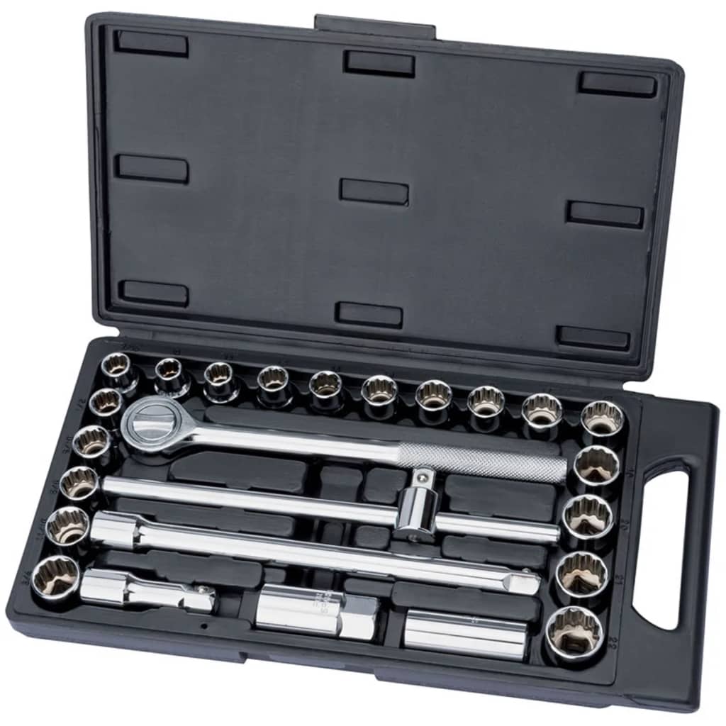 

Draper Tools Redline Dopsleutel met ratel set 1/2" 25-dlg 68947