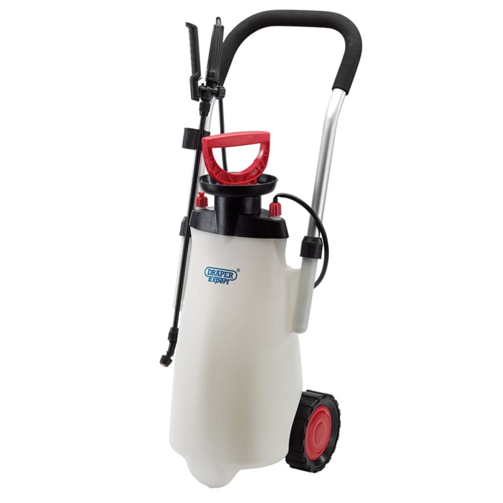 Afbeelding Draper Tools Expert Drukspuit met trolley 15 L Rood 82583 door Vidaxl.nl