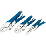 Draper Tools Set de alicates mordaza 3 unidades azul 88293