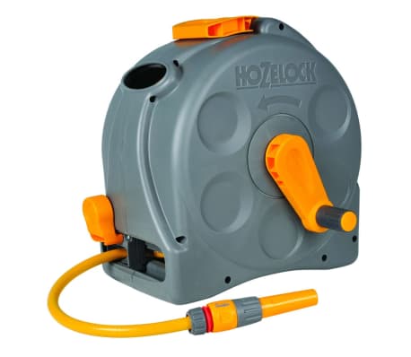 Hozelock Free Standing/Wall Mounted Hose Reel with 25 m Hose Compact Reel