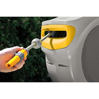 Bobina automática de mangueira, 40m, verde[3/3]