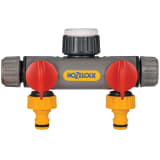 Hozelock waterverdeler met 2 kranen 2252 0000