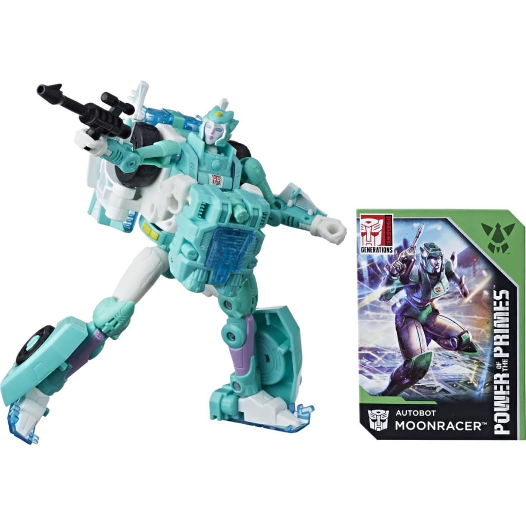 Afbeelding Hasbro transformer Autobot Moonracer 14 cm jongens groen/wit door Vidaxl.nl