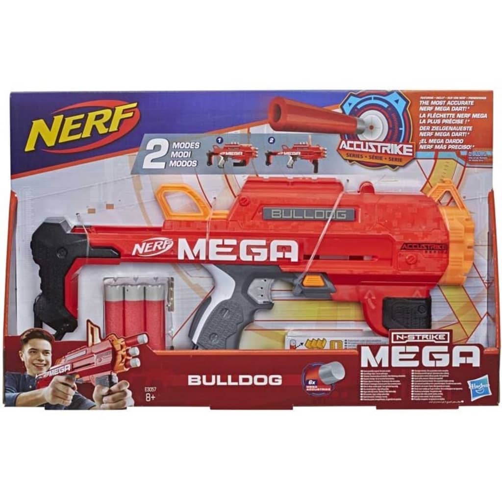 Afbeelding Nerf Mega Bulldog 41 cm rood door Vidaxl.nl