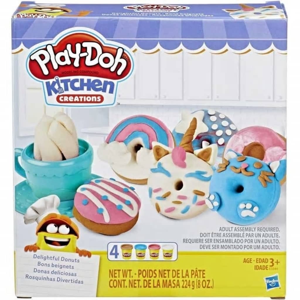 Afbeelding Play-Doh kleiset Kitchen Creations Donuts 13-delig door Vidaxl.nl