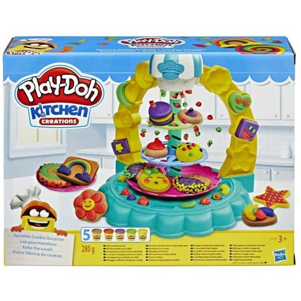 Afbeelding Play-Doh kleiset Kitchen Creations koekjestoren 17-delig door Vidaxl.nl