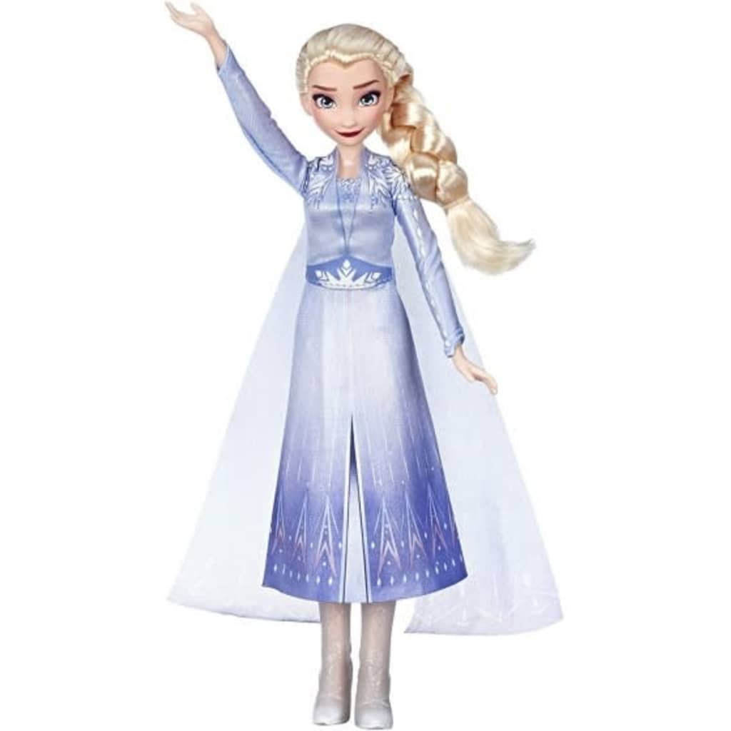 Hasbro speelfiguur Frozen 2 Singing Elsa 30 cm blauw