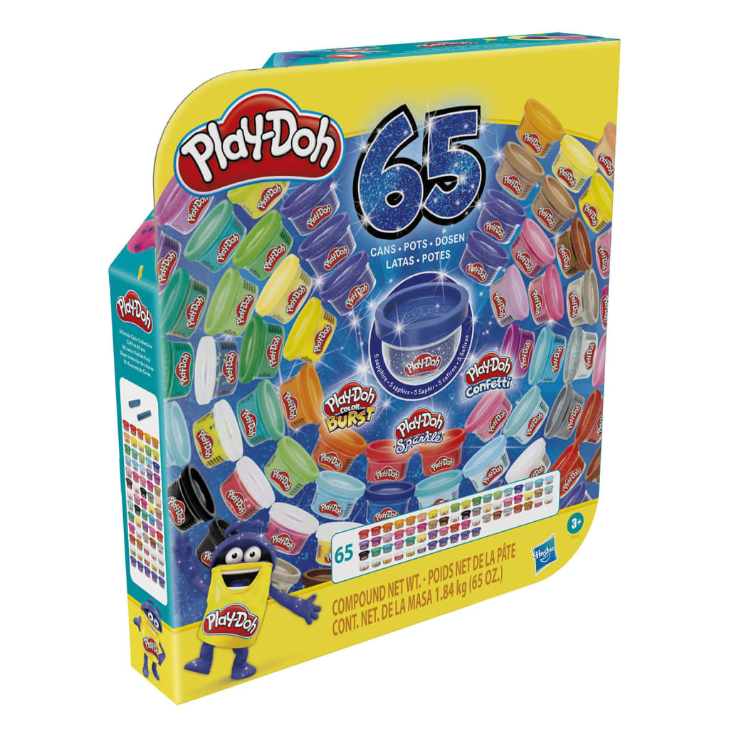 

Play-Doh Kleiset Celebration met 65 potjes