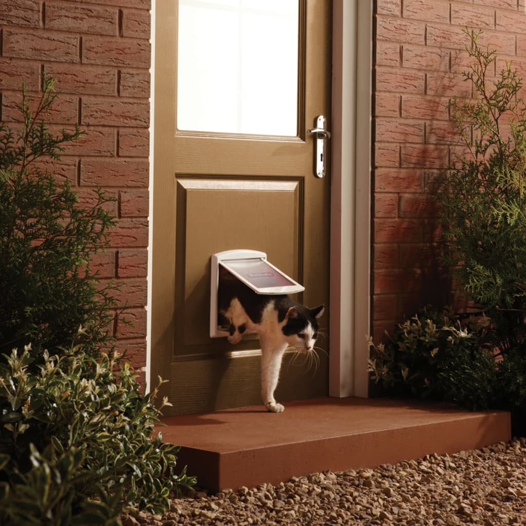 PetSafe Huisdierenluik in 2 richtingen 715 small 17,8 x 15,2 cm wit 5017 afbeelding