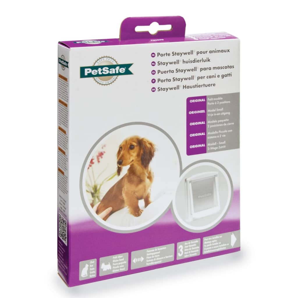 Thumbnail - PetSafe Haustiertür 2-Wege 715 Klein 17,8x15,2 cm Weiß