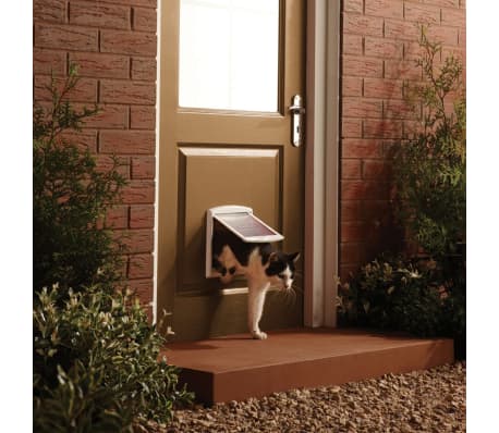 PetSafe Obojsmerné dvierka pre zvieratá 715 malé 17,8x15,2 cm biele