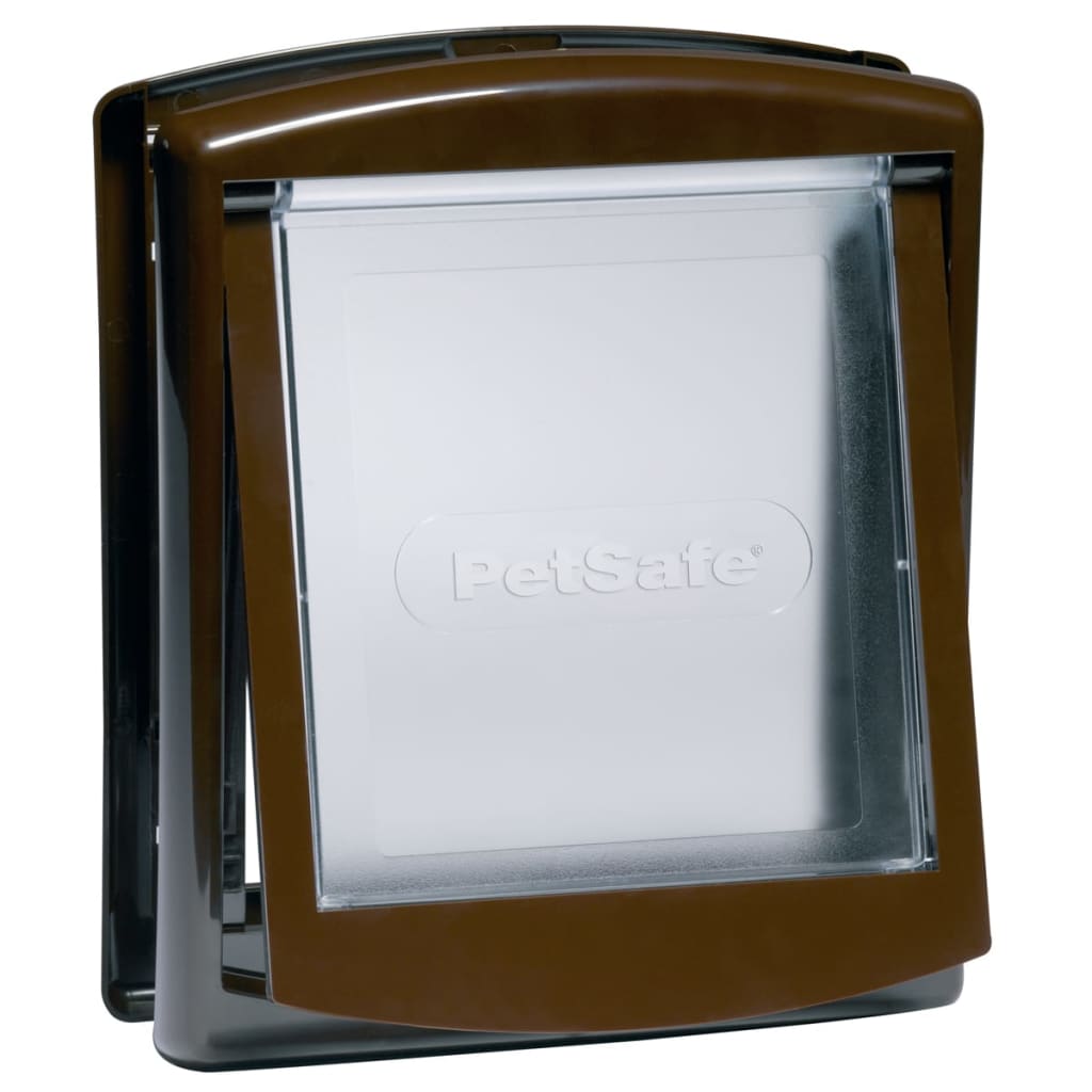 PetSafe 2-suuntainen Lemmikinluukku 730 S 17,8×15,2 cm ruskea