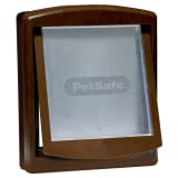PetSafe Drzwiczki dla zwierząt 755, M 26,7 x 22,8 cm, brązowe, 5021