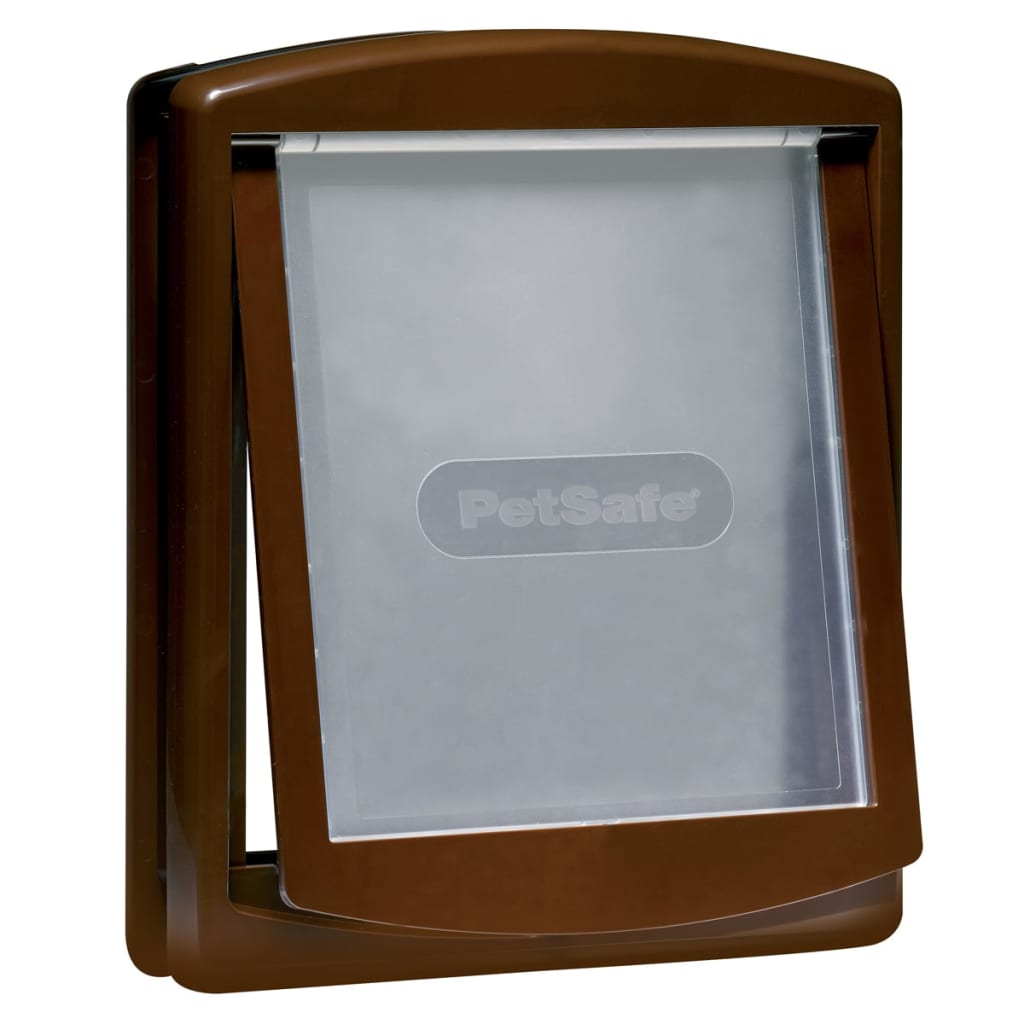 PetSafe Porte à 2 voies pour chiens 775 Large 35,6 x 30,5 cm Marron 5024