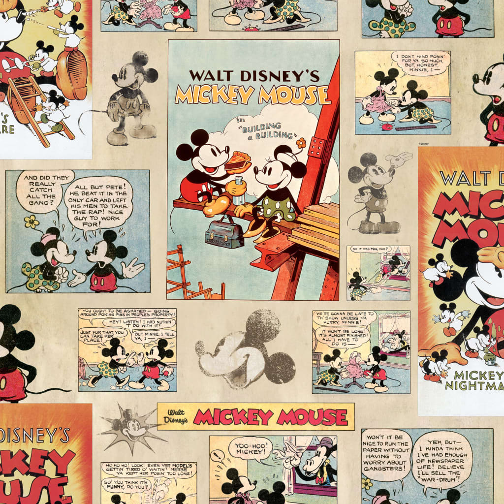 Kids at Home Behang Mickey Vintage Episode