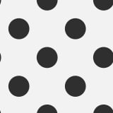 Kids at Home Tapete Dotty Black Weiß und Schwarz 100104