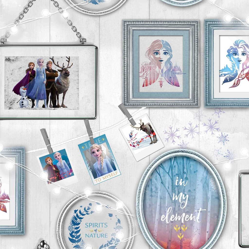 Kids at Home Behang Wallpaper Frozen Frames grijs