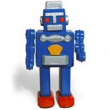 ROBOT WALKING - Retro Tin Collectable Ornament