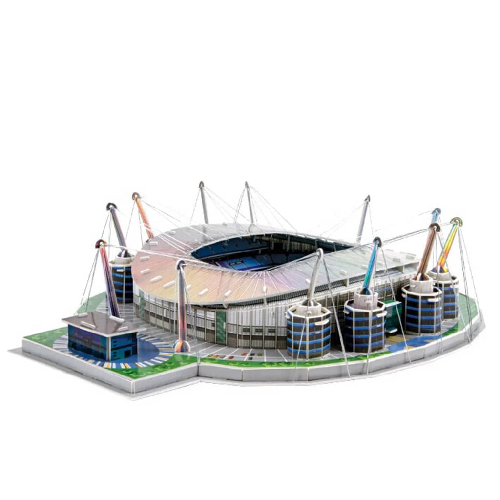Nanostad Juego de puzzle 3D 139 piezas Etihad Stadium PUZZ180058 Unisex Multicolor