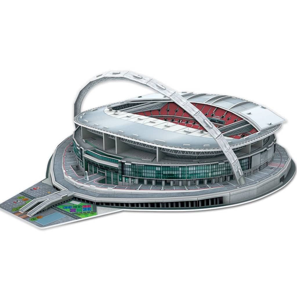 Nanostad Juego de puzzle 3D 89 piezas England Wembley Stadium Multicolor