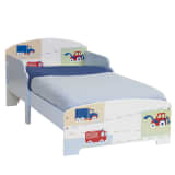 Worlds Apart Lit d'enfants Camions et tracteur Blanc WORL230006