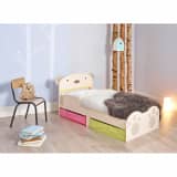 Worlds Apart Lit pour bébés avec tiroirs Beige WORL230011
