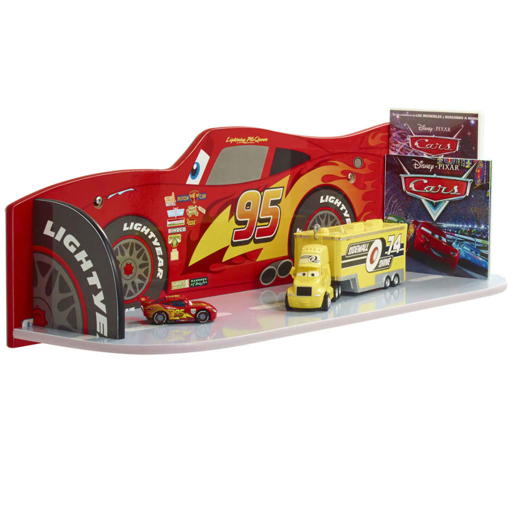 

Disney Kinderboekenkast Cars rood 59x20x21 cm WORL320004