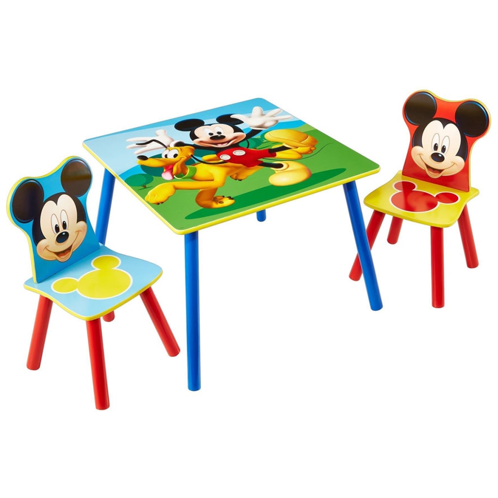 Disney Kolmiosainen pöytä ja tuolisarja Mickey Mouse puu