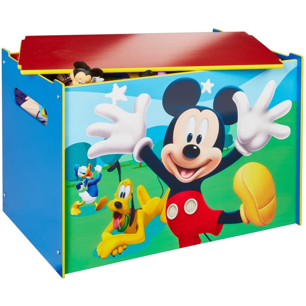 

Disney Speelgoedkist Mickey Mouse blauw 60x40x40 cm hout WORL119012