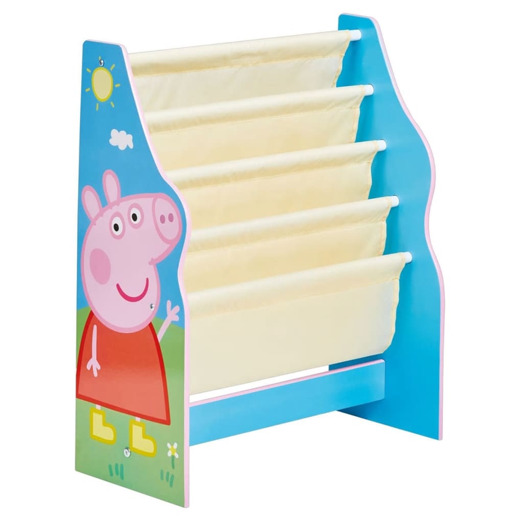 Afbeelding Peppa Pig Kinderboekenkast 51x23x60 cm blauw WORL213012 door Vidaxl.nl