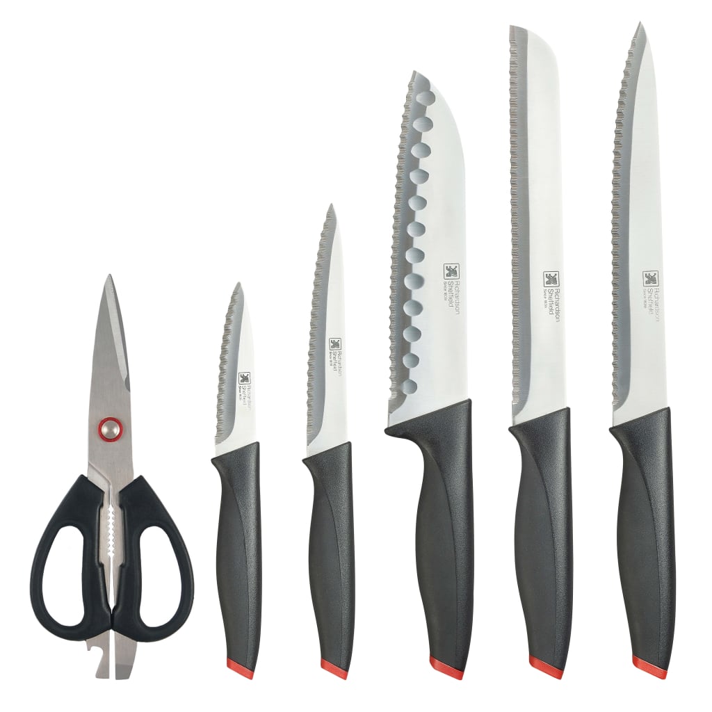 

Richardson Sheffield 7-delig Keukenmessenblok Laser