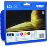 Brother LC-1100VALBP Preto, Ciano, Amarelo tinteiro