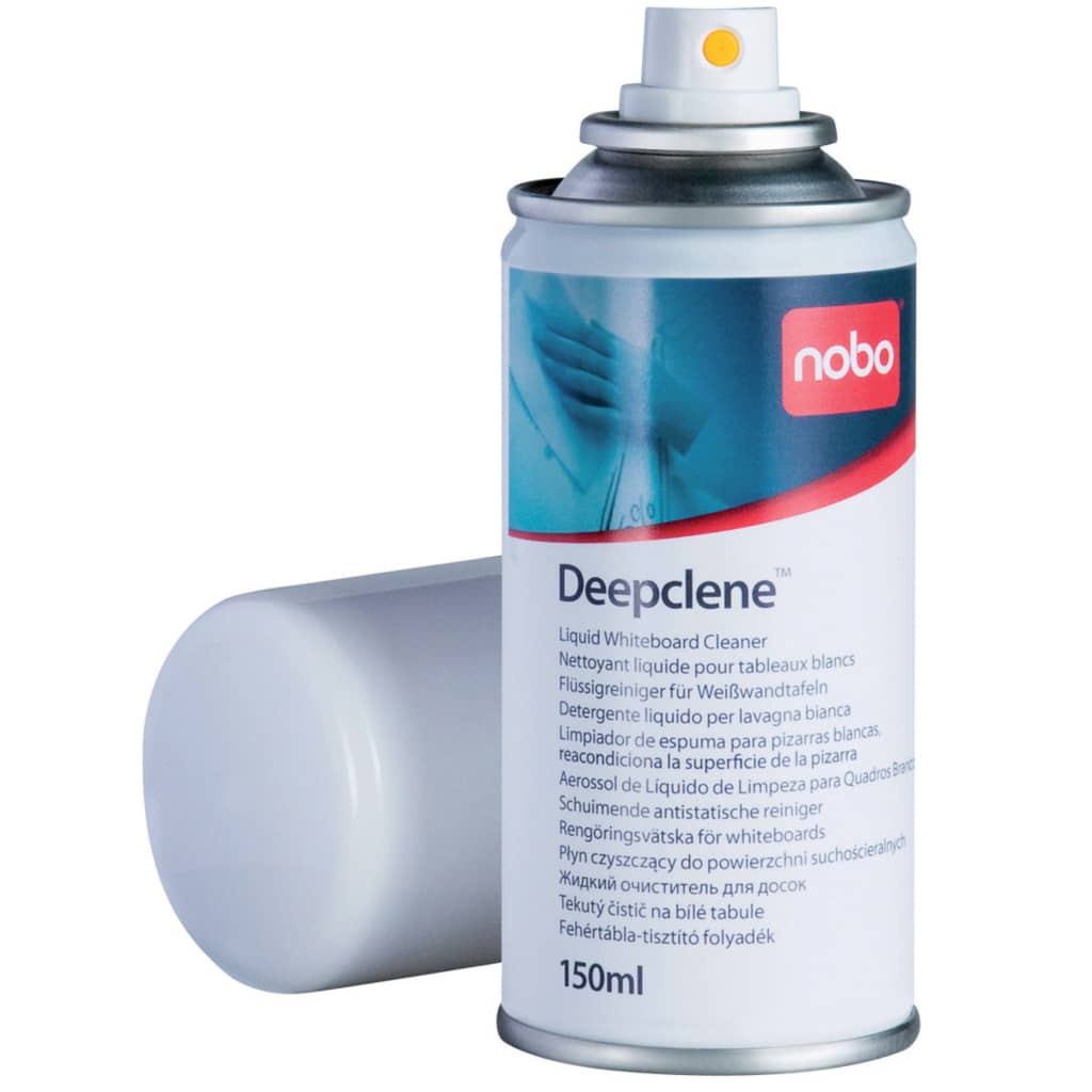 Nobo Deepclene Spray Flüssigreiniger für Weißwandtafeln 150ml