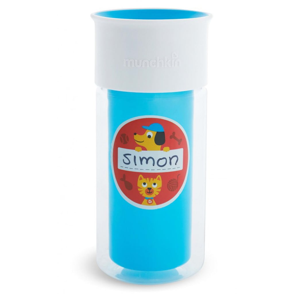 430938 Munchkin Insulated Personalised Cup ”Miracle 360°” Blue