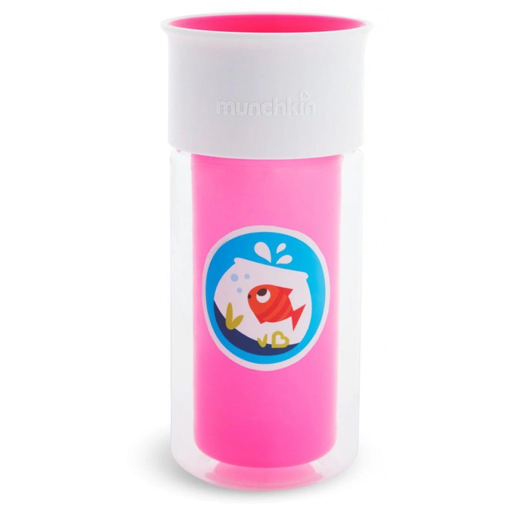 430940 Munchkin Insulated Personalised Cup ”Miracle 360°” Pink