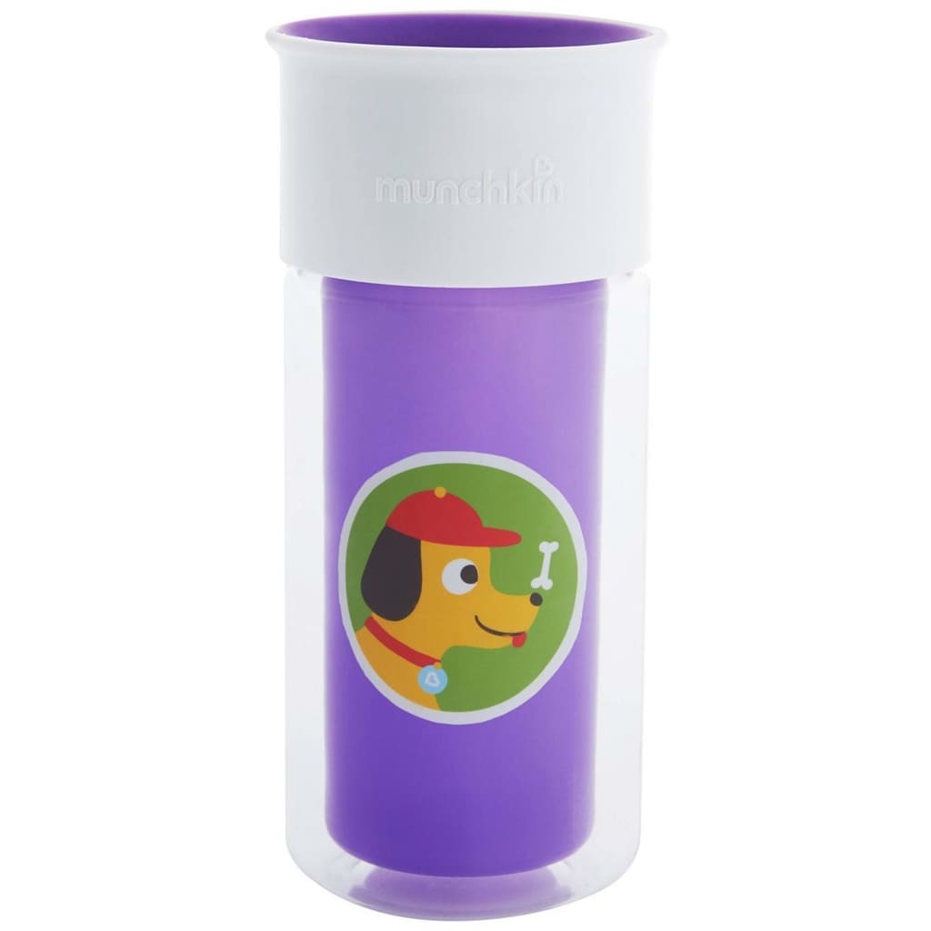 430941 Munchkin Insulated Personalised Cup ”Miracle 360°” Purple