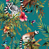 DUTCH WALLCOVERINGS tapeet, leemur, roheline