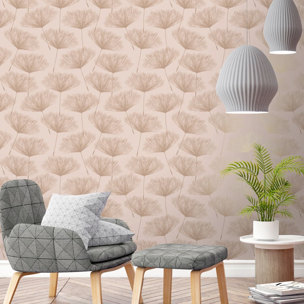 

DUTCH WALLCOVERINGS Behang Fleur blushroze
