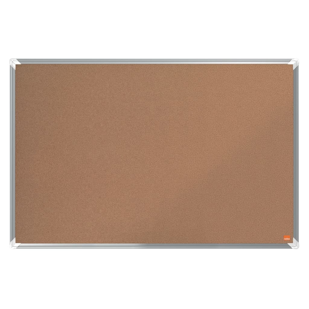 Nobo Bacheca in Sughero Premium Plus 60x45 cm Marrone