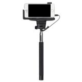 KITSOUND Selfiestick 23-105cm Trådad 3,5mm Utlösare Svart
