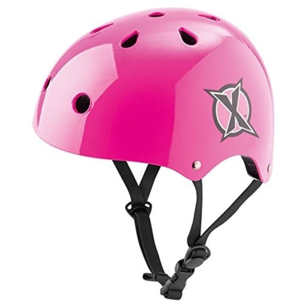 Afbeelding Xootz skatehelm roze junior maat 53/58 cm door Vidaxl.nl