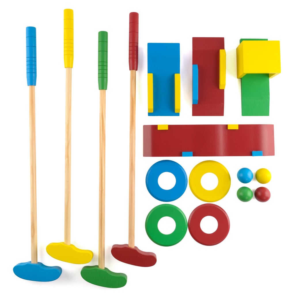 Toyrific houten golfset Garden Games Crazy Golf 17-delig