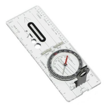 Highlander Scout Sighting Lightweight Ruler Compass